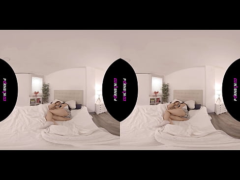 ❤️ PORNBCN VR دو لزبین جوان در واقعیت مجازی سه بعدی 4K 180 با شاخ از خواب بیدار می شوند ژنو بلوچی کاترینا مورنو ️ پورنو در ما